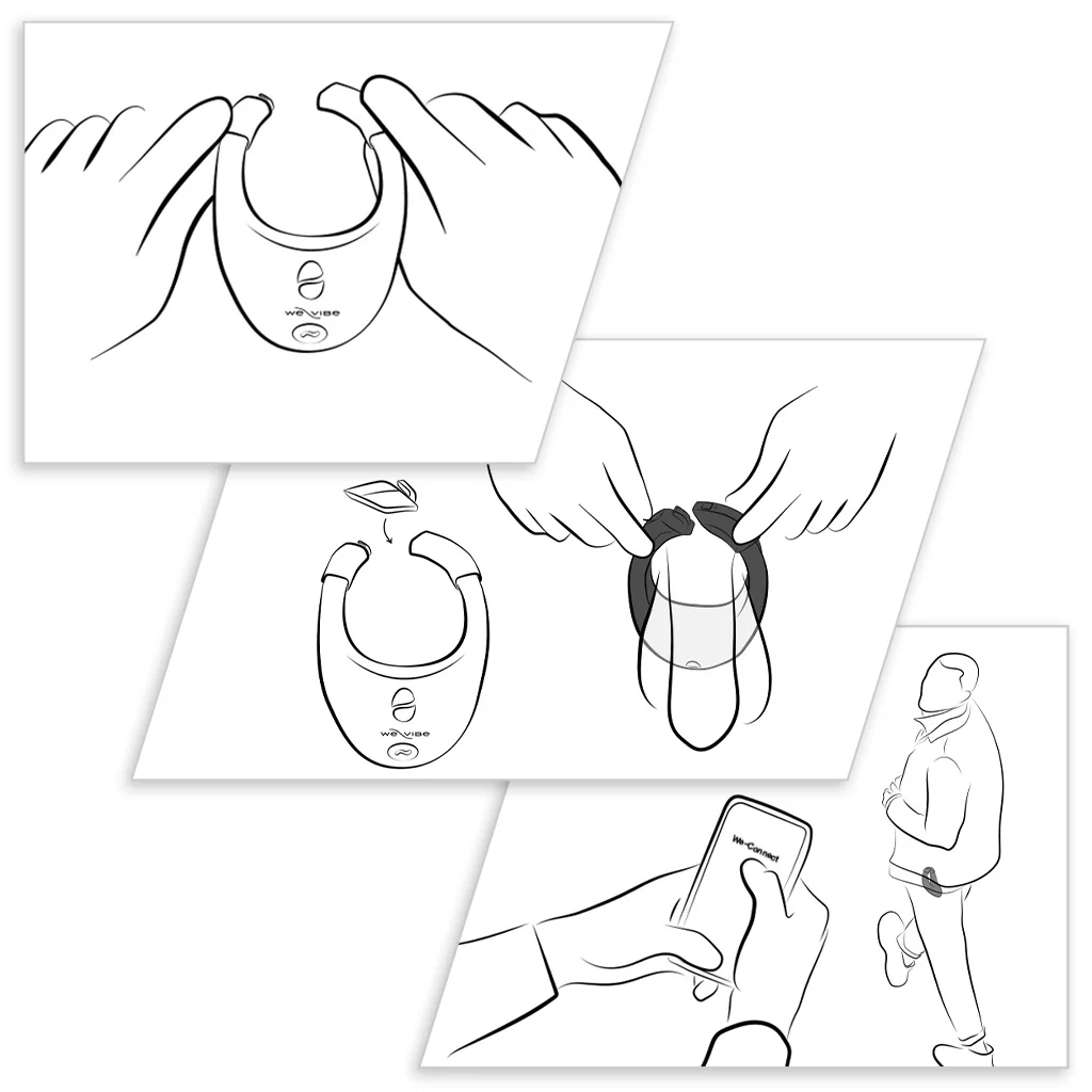 We-Vibe Moxie+ & Bond Remote-Controlled Wearable Vibrator Tease Us Set - Image 3